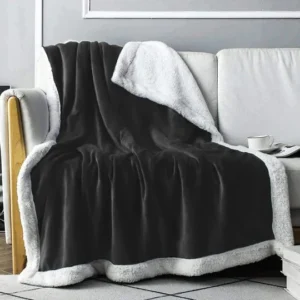 Everlasting Comfort Plush Sherpa Fleece Blanket