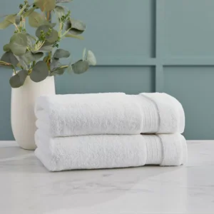 Hygro Cotton Bath Towel, White