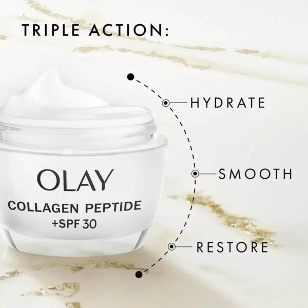 Olay Collagen Peptide 24 Facial Cream, 2 x 50ml - Image 2