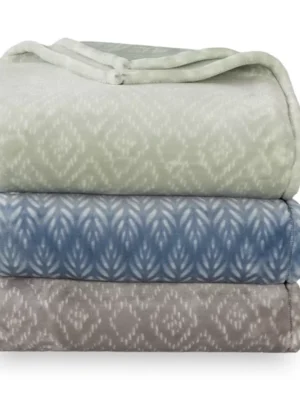 Eco-Friendly Recycled Polyester Throw Blanket – Soft, Reversible & Machine Washable