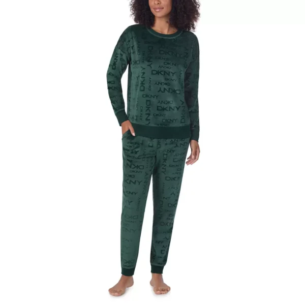 DKNY Women's Fleece Lounge Set - Cozy Loungewear for Home and Errands - Comfort - Image 13