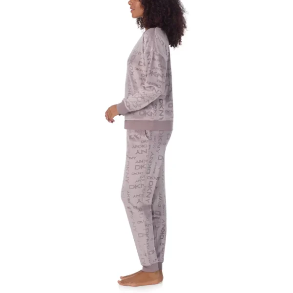 DKNY Women's Fleece Lounge Set - Cozy Loungewear for Home and Errands - Comfort - Image 11