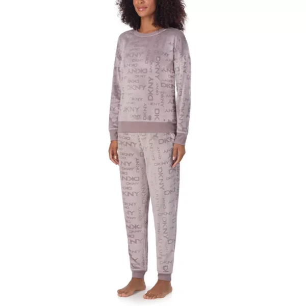 DKNY Women's Fleece Lounge Set - Cozy Loungewear for Home and Errands - Comfort - Image 8