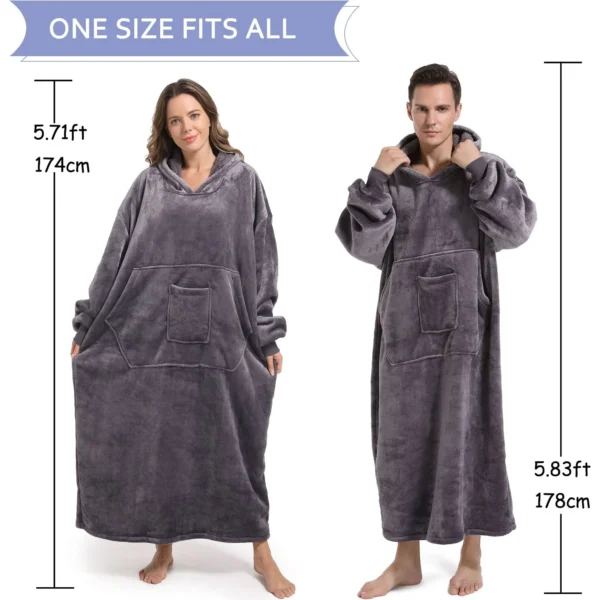 FUSSEDA Oversized Wearable Blanket Sweatshirt - Image 2