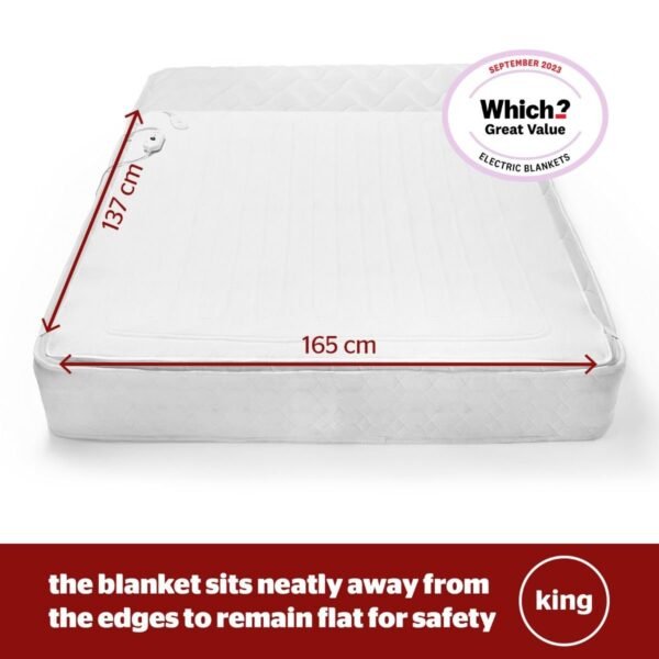 Silentnight Comfort Control Electric Blanket | Warmth & Comfort for Every Sleeper - Image 3