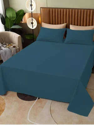 Plain Dyed Flat Bed Sheets – Soft, Durable, and Stylish Poly Cotton Bedding