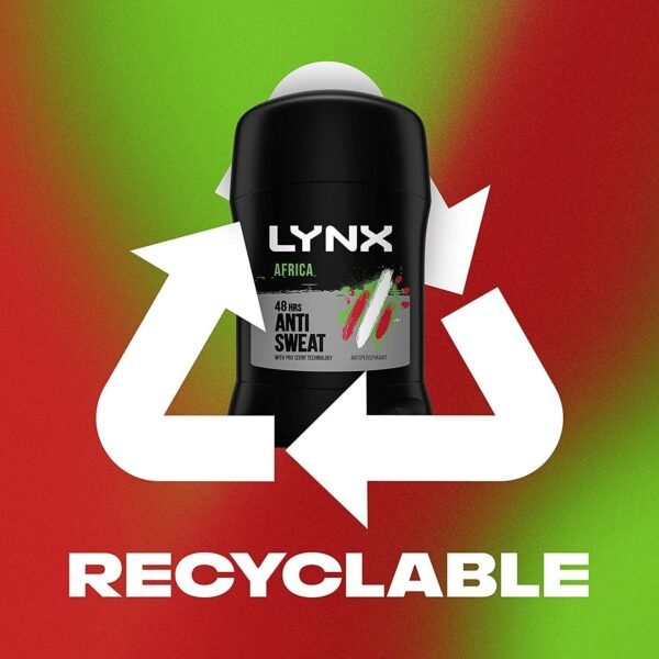 Lynx Africa 48-hour protection Anti-perspirant Stick - Image 2