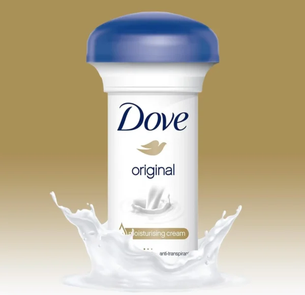 Dove Original Cream Antiperspirant Deodorant 50ml - Image 4