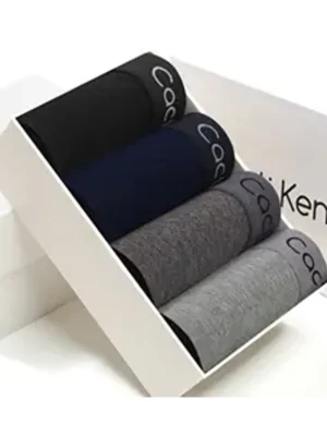 Men's Underwear Cotton Boxer Briefs Mini Breathable Luxury