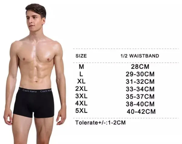 Men's Underwear Cotton Boxer Briefs Mini Breathable Luxury - Image 3