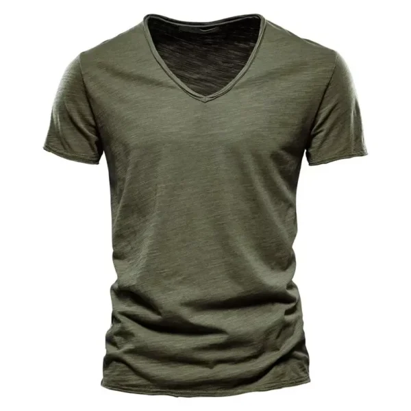 Short Sleeve Cotton Summer T Shirt - Image 4