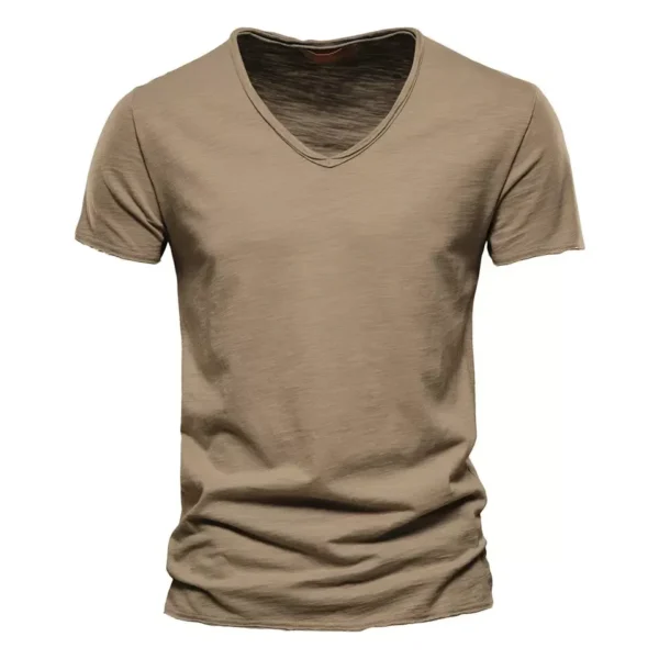 Short Sleeve Cotton Summer T Shirt - Image 3