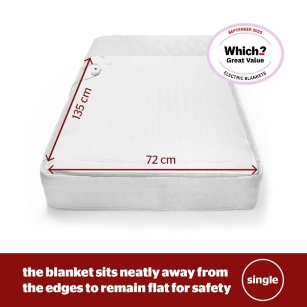 Silentnight Comfort Control Electric Blanket | Warmth & Comfort for Every Sleeper - Image 2