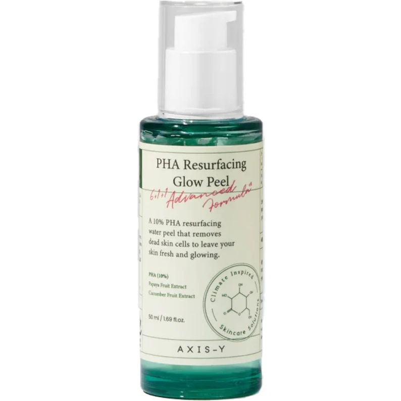 AXIS-Y PHA Resurfacing Glow Peel 100ml – Exfoliating & Brightening Face Mask