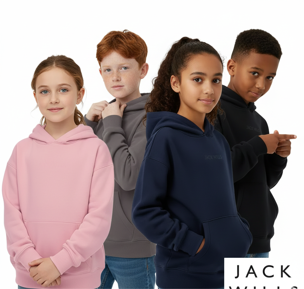 Kids Hoodie – Jack Wills Logo Sweatshirt