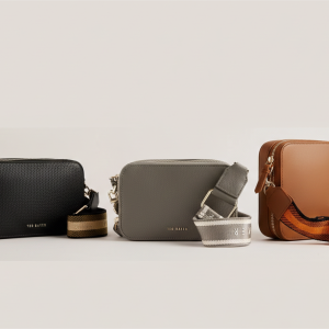 Ted Baker Camera Bag in Pebbled Leather