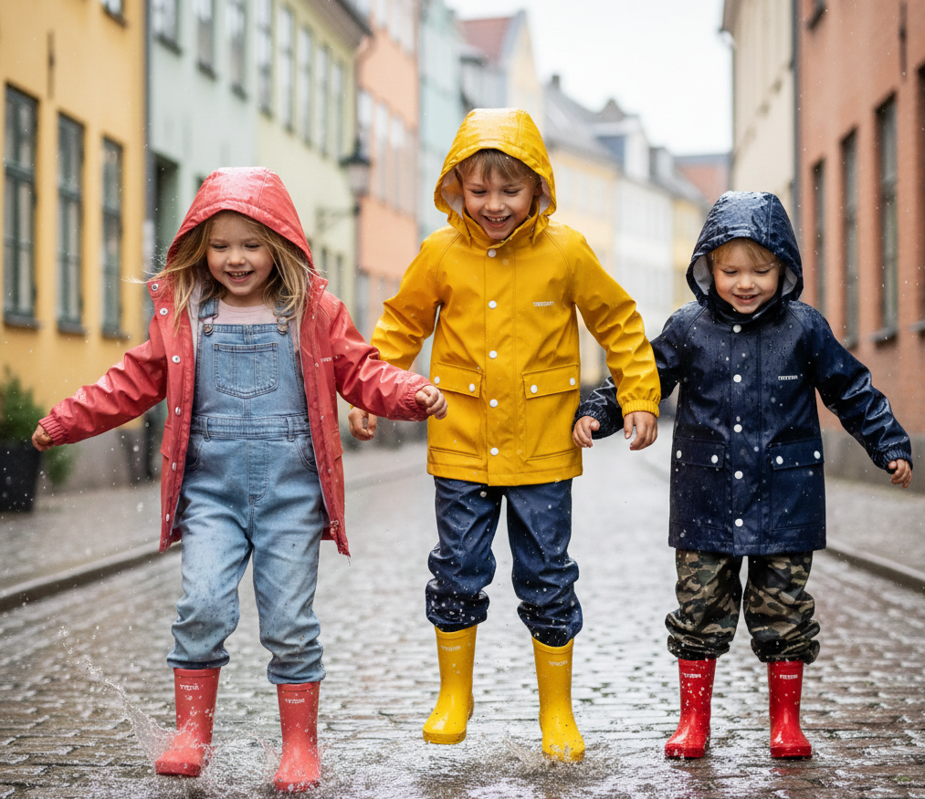 Tretorn Kids Raincoat – Waterproof Wings Jacket for Ages 3–12