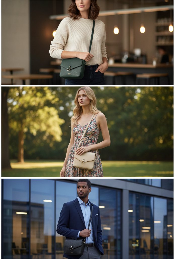 Osprey Leather Crossbody Bag